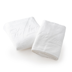 Serviette de bain FitLine blanche (lot de 2)